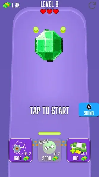 Saw Brick Crusher – Pong 3D (Со Брик Крашер)  [МОД Все открыто] Screenshot 2