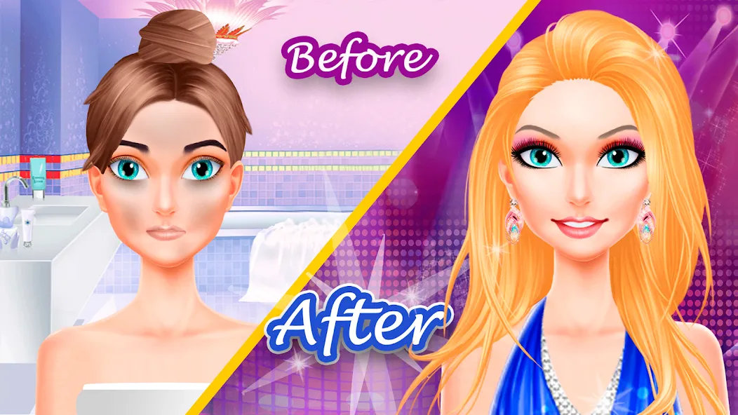 Makeup games makeover dress up  [МОД Бесконечные деньги] Screenshot 1