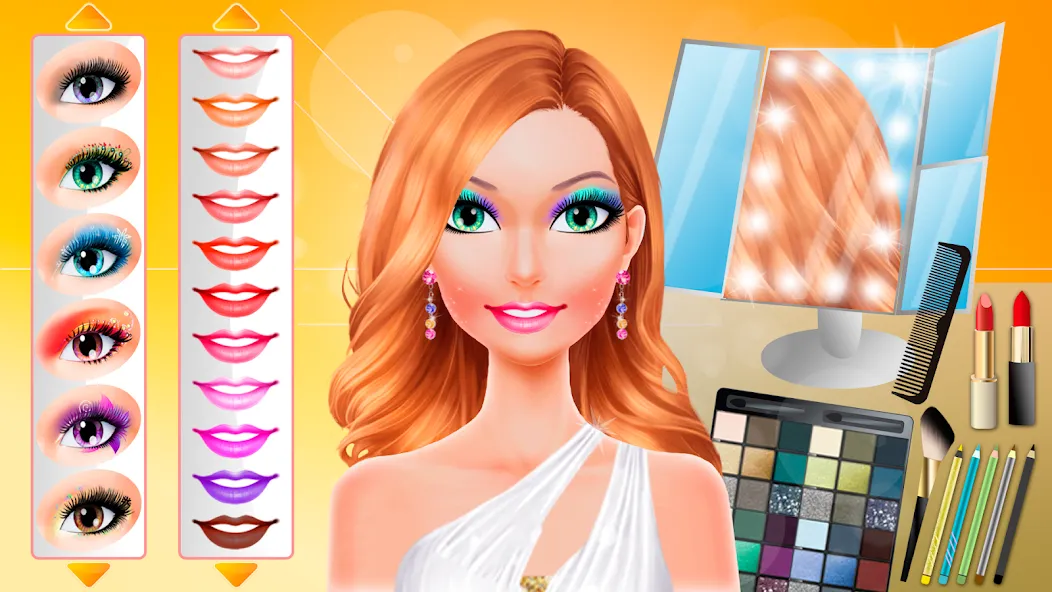 Makeup games makeover dress up  [МОД Бесконечные деньги] Screenshot 3