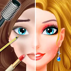 Скачать взлом Makeup games makeover dress up  [МОД Бесконечные деньги] - последняя версия apk на Андроид