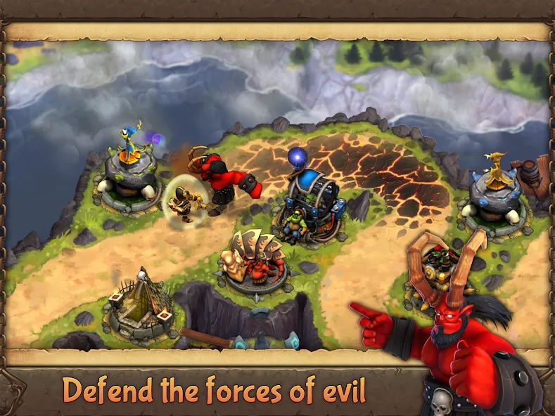 Evil Defenders (Ивил Дефендерс)  [МОД Все открыто] Screenshot 1