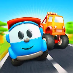 Скачать взломанную Leo 2: Puzzles & Cars for Kids  [МОД Бесконечные деньги] - стабильная версия apk на Андроид