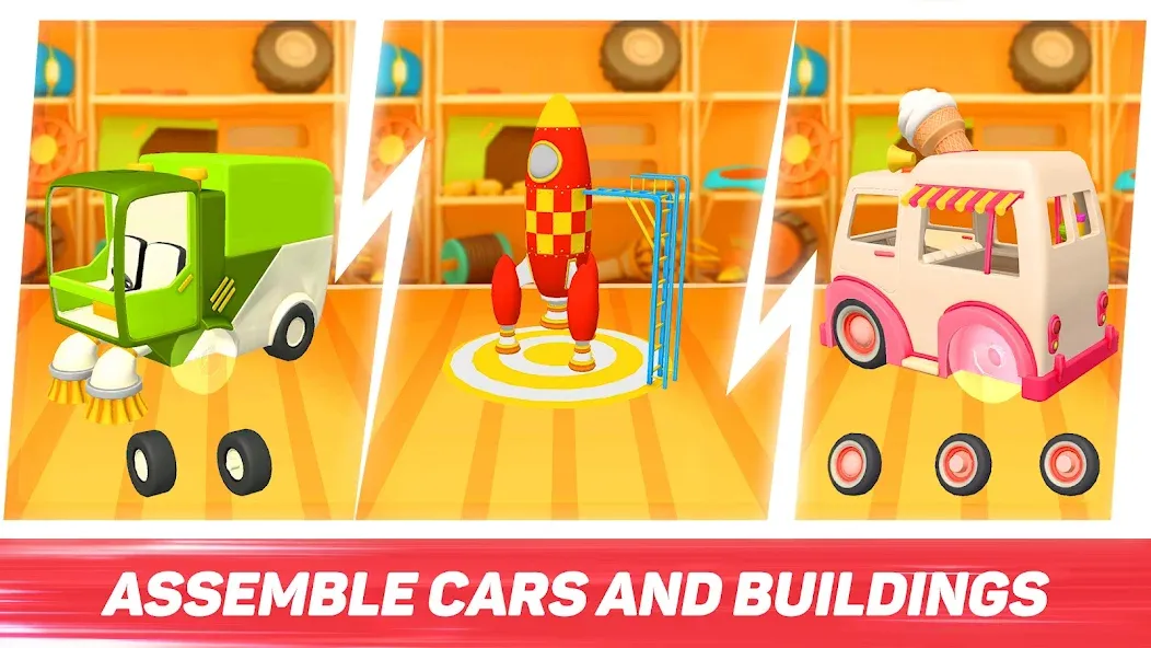 Leo Runner: car games for kids  [МОД Много монет] Screenshot 2