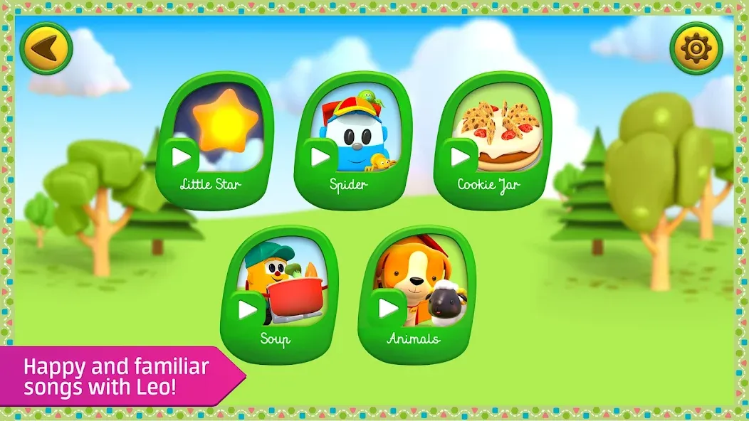 Leo kids songs and music games  [МОД Unlimited Money] Screenshot 4