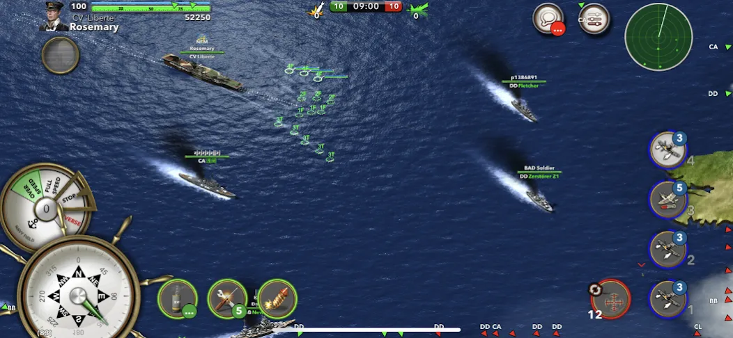 Navy Field: Online Sea Battles (НеиФилд)  [МОД Unlocked] Screenshot 1