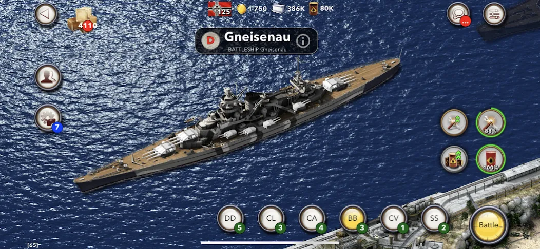 Navy Field: Online Sea Battles (НеиФилд)  [МОД Unlocked] Screenshot 2