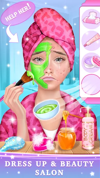 BFF Makeover - Spa & Dress Up  [МОД Много монет] Screenshot 1