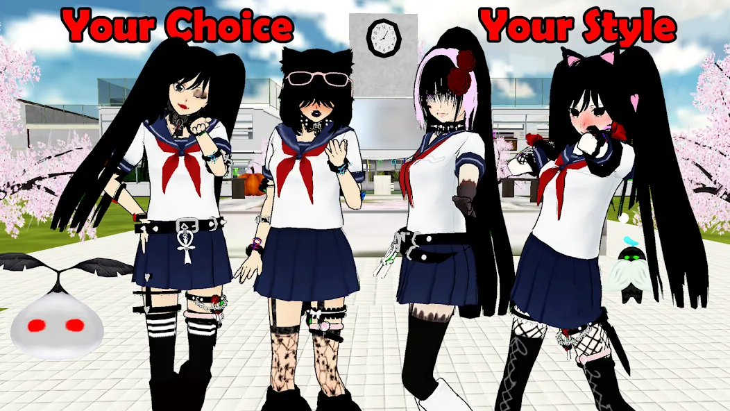 SchoolGirl AI 3D Anime Sandbox (Школьница  3D аниме песочница)  [МОД Mega Pack] Screenshot 5