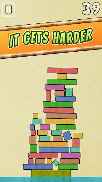 Drop Stack Block Stacking Game (Дроп Стэк блочная игра с укладкой блоков)  [МОД Mega Pack] Screenshot 5