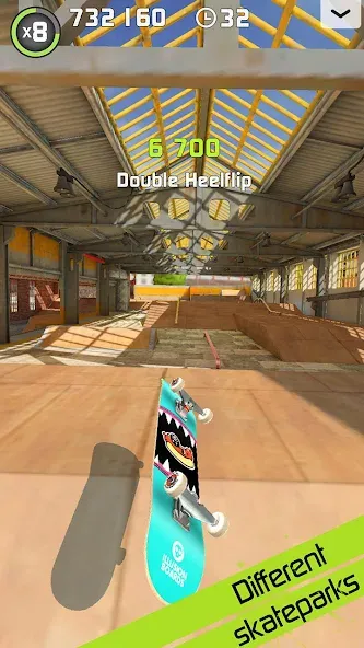 Touchgrind Skate 2 (Тачгринд Скейт 2)  [МОД Mega Pack] Screenshot 3