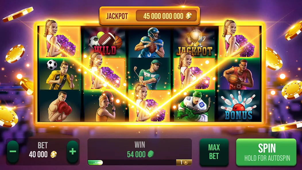 Casino All Star: Poker & Slots (Казино Олл Стар)  [МОД Menu] Screenshot 3