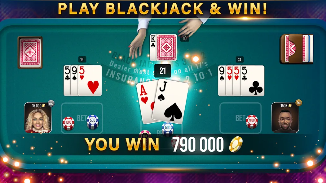 Casino All Star: Poker & Slots (Казино Олл Стар)  [МОД Menu] Screenshot 5