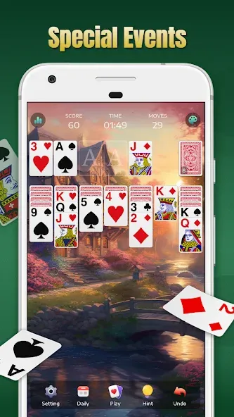 Solitaire - Classic Card Games  [МОД Menu] Screenshot 3