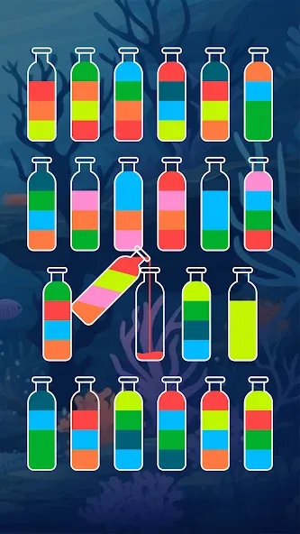 SortPuz™: Water Sort Puzzle (СортПаз)  [МОД Mega Pack] Screenshot 4