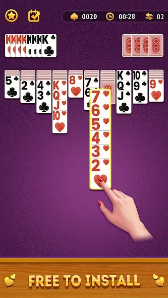 Spider Solitaire Card Game  [МОД Unlocked] Screenshot 2