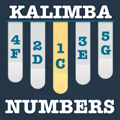 Скачать взломанную Kalimba App With Songs Numbers (Калимба приложение с песнями и цифрами)  [МОД Unlimited Money] - стабильная версия apk на Андроид