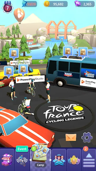 Tour de France Cycling Legends (Циклинг Легенды)  [МОД Mega Pack] Screenshot 3