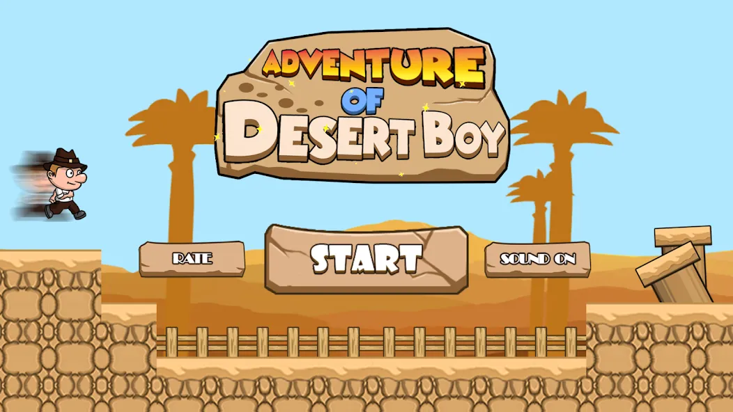 Ted Adventure of Desert Boy (Тед Приключения Пустынного Мальчика)  [МОД Бесконечные монеты] Screenshot 2