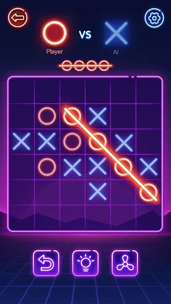 Tic Tac Toe 2 Player: XOXO  [МОД Все открыто] Screenshot 2