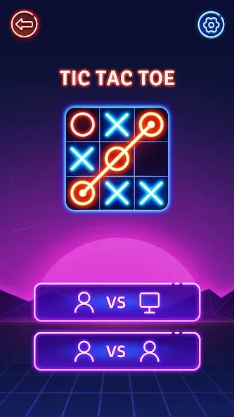 Tic Tac Toe 2 Player: XOXO  [МОД Все открыто] Screenshot 3