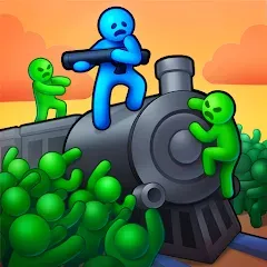 Взлом Train Defense: Zombie Game (Трейн Дефенс)  [МОД Меню] - полная версия apk на Андроид