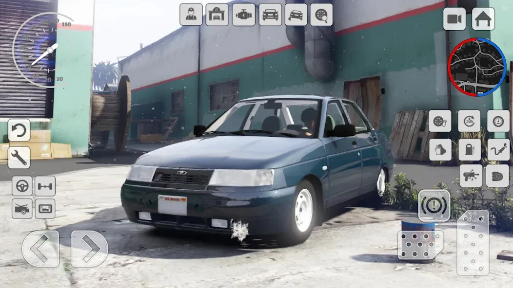 Drift 2110: Russian Tuning VAZ  [МОД Меню] Screenshot 4