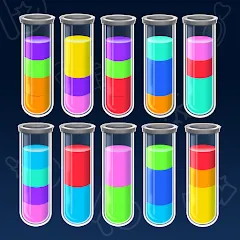 Взлом SortPuz 3D: Water Color Sort (СортПаз 3Д)  [МОД Бесконечные деньги] - полная версия apk на Андроид