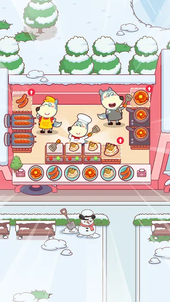 Wolfoo Snack Bar, Restaurant  [МОД Бесконечные деньги] Screenshot 3