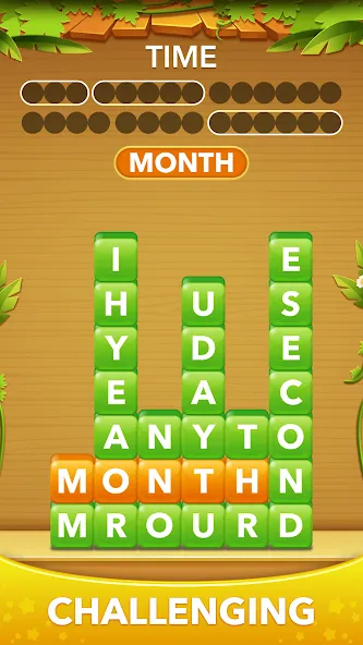 Word Heaps -Connect Stack Word  [МОД Unlimited Money] Screenshot 5