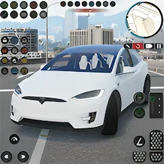 Скачать взлом Electric Tesla Model X Driver (Электрический водитель   )  [МОД Unlocked] - полная версия apk на Андроид